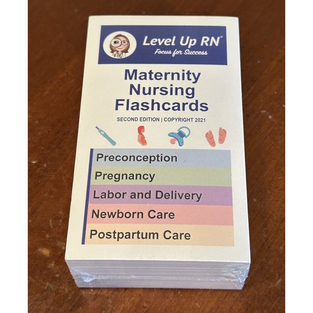 Level Up Rn Maternity Flash cards Second Edition 2021